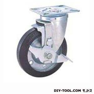 ナンシン 定番中軽量キャスターゴム車輪 高さ:165mm STC125CBCS-2(C125-125×38)