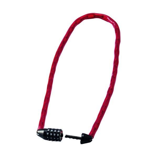 日本緑十字社チェーンロック(ダイヤル錠タイプ)CD‐100R フリーダイヤル1000mm赤19507...