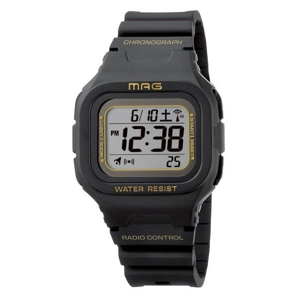 ノア精密 MAG電波ソーラーウォッチ ウェーブフォース ブラック2 MW-550 BK2