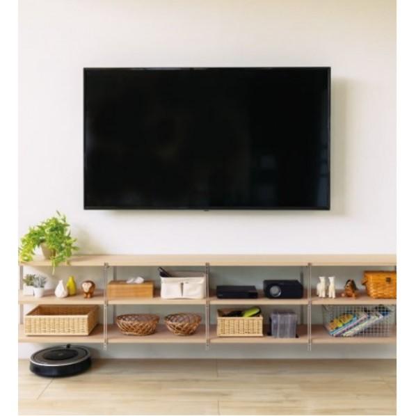 南海プライウッド 棚収納 TVボード ステンラダー棚受棚板セット ベージュオーク AL000001G...
