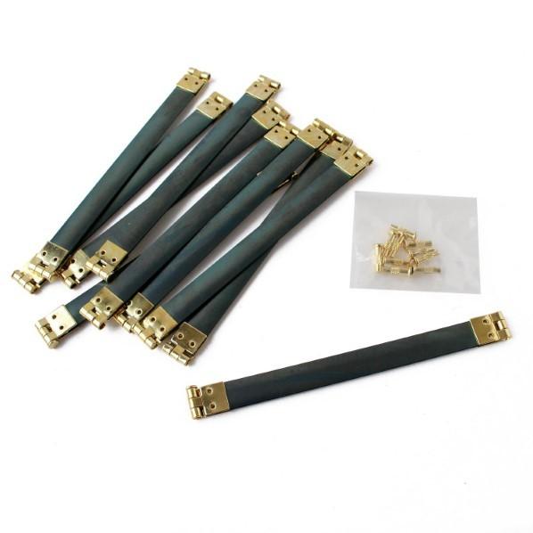 日本紐釦貿易(Nippon Chuko) 日本紐釦貿易 バネ口金 12cm 10本入 G ゴールド ...