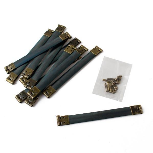 日本紐釦貿易(Nippon Chuko) 日本紐釦貿易 バネ口金 10cm 10本入 AG アンティ...