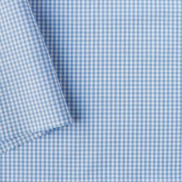 日本紐釦貿易(Nippon Chuko) 日本紐釦貿易 40sギンガムチェック 小 ライトブルー 巾...