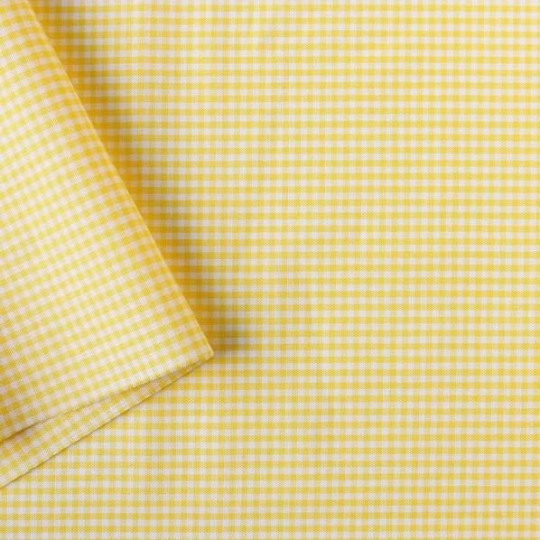 日本紐釦貿易(Nippon Chuko) 日本紐釦貿易 40sギンガムチェック 小 イエロー 巾11...