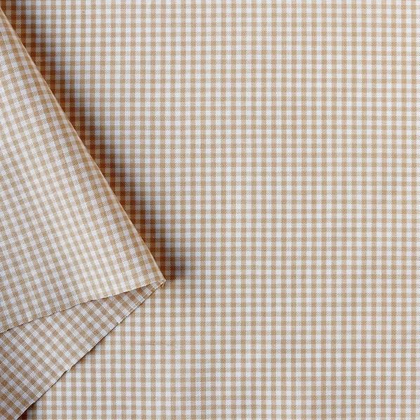 日本紐釦貿易(Nippon Chuko) 日本紐釦貿易 40sギンガムチェック 小 ベージュ 巾11...