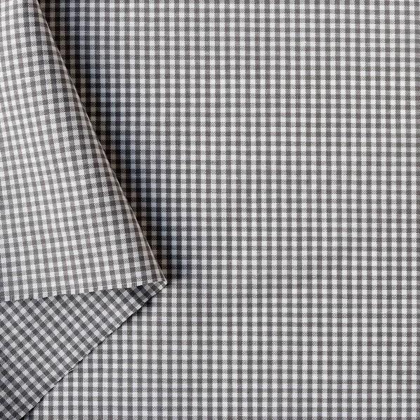 日本紐釦貿易(Nippon Chuko) 日本紐釦貿易 40sギンガムチェック 小 グレー 巾110...