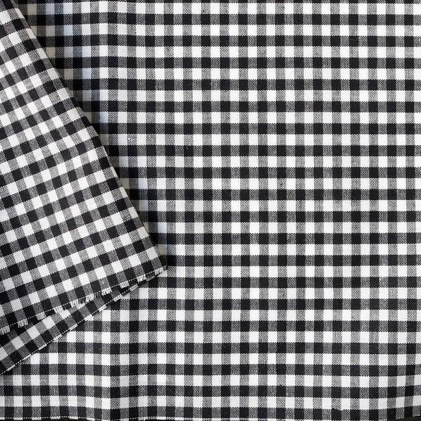 日本紐釦貿易(Nippon Chuko) 日本紐釦貿易 40sギンガムチェック 中 ブラック 巾11...