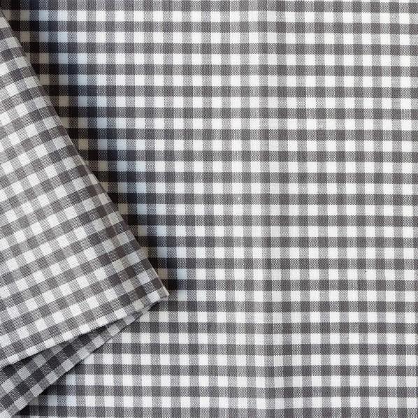 日本紐釦貿易(Nippon Chuko) 日本紐釦貿易 40sギンガムチェック 中 グレー 巾110...