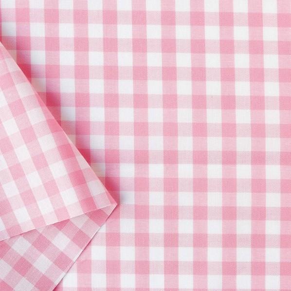 日本紐釦貿易(Nippon Chuko) 日本紐釦貿易 40sギンガムチェック 大 ピンク 巾110...