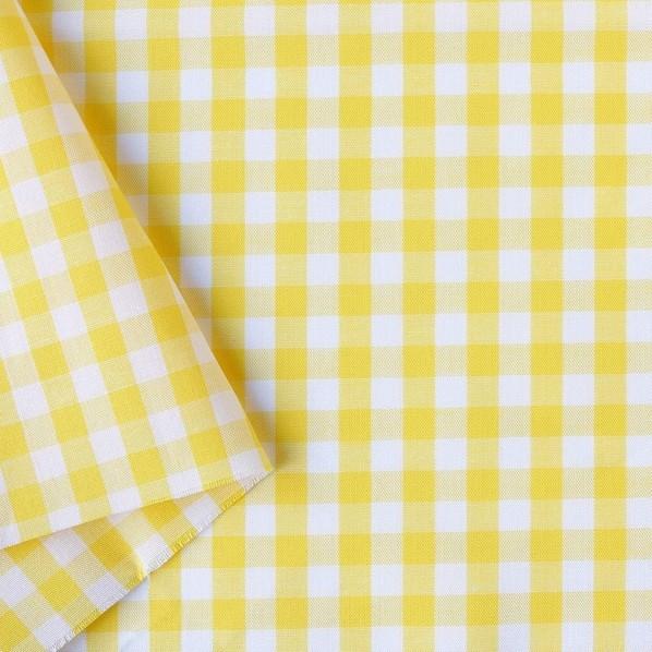 日本紐釦貿易(Nippon Chuko) 日本紐釦貿易 40sギンガムチェック 大 イエロー 巾11...