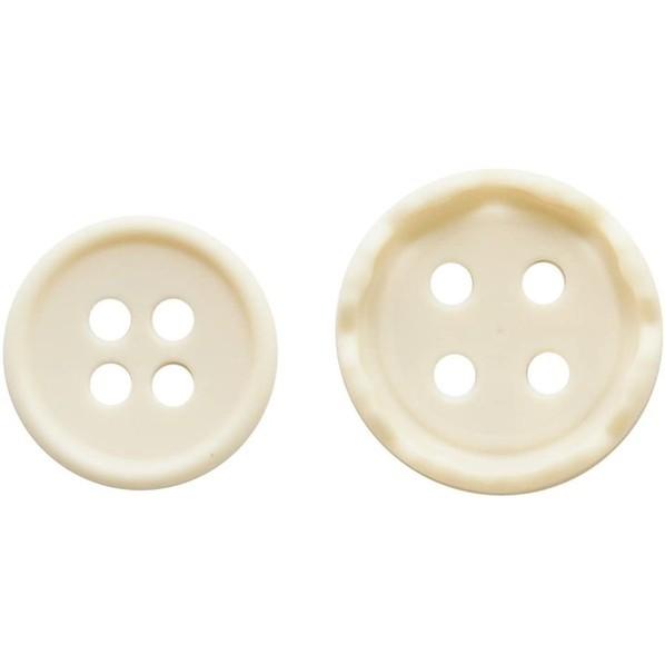 日本紐釦貿易(Nippon Chuko) Y.K.K ボナップ ベージュ φ15mm BNP15-B...