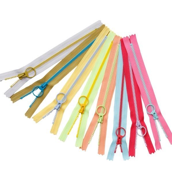 日本紐釦貿易(Nippon Chuko) Y.K.K コンビファスナー 8色セット MIX 23cm...