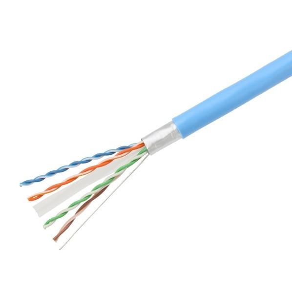 日本製線 10GBASE-T対応 Cat.6A F/UTP 一括遮蔽シールドケーブル 水 300m巻...