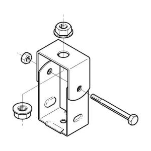20個入】ネグロス電工 DPY2-W3 吊り金具 レースウェイ 30・45型 DP1・2