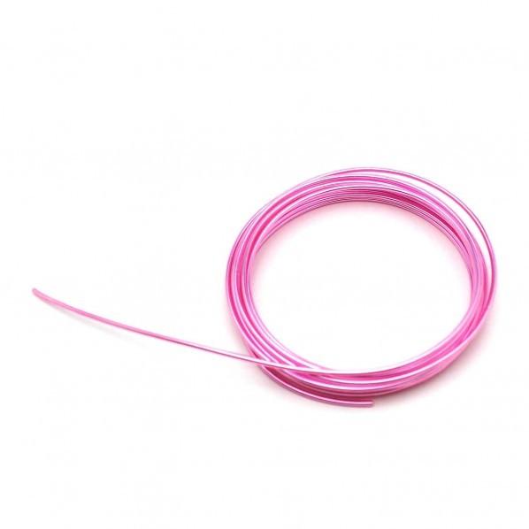 日本化線 デザインワイヤー自遊自在 メタリックピンク 2.0mm×3m 7599700