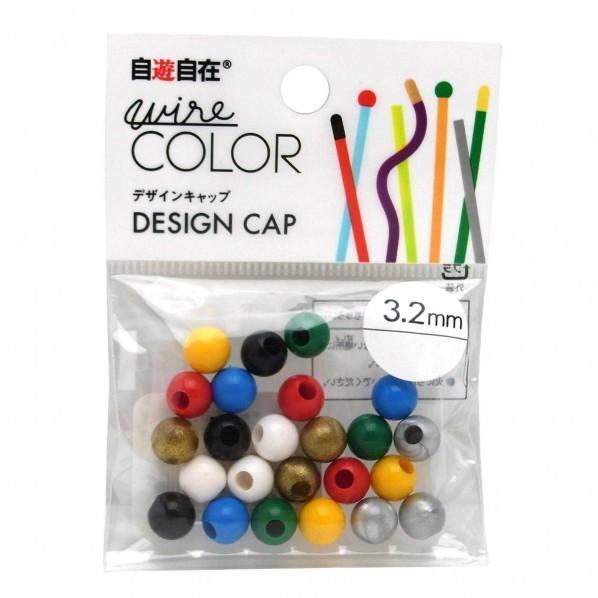日本化線 自遊自在ボールキャップ 8色アソート 3.2mm 7610400