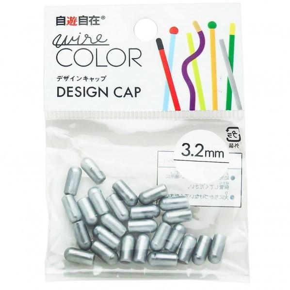 日本化線 自遊自在ハーフキャップ シルバー 3.2mm 7610600