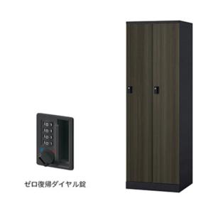 ナイキ ロッカー（GL型） 扉：マロンドレープ／本体：ブラック GL2MDR-BMD