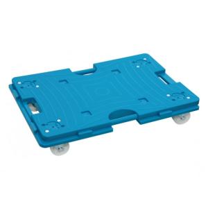 日東 スマート連結平台車(大) ターコイズブルー 縦600×横400×高さ115mm NTRL-N65TB 1台