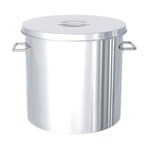 送料無料! IH対応 19-0クロムステンレス給食缶(汁食缶)20L・30cm(1