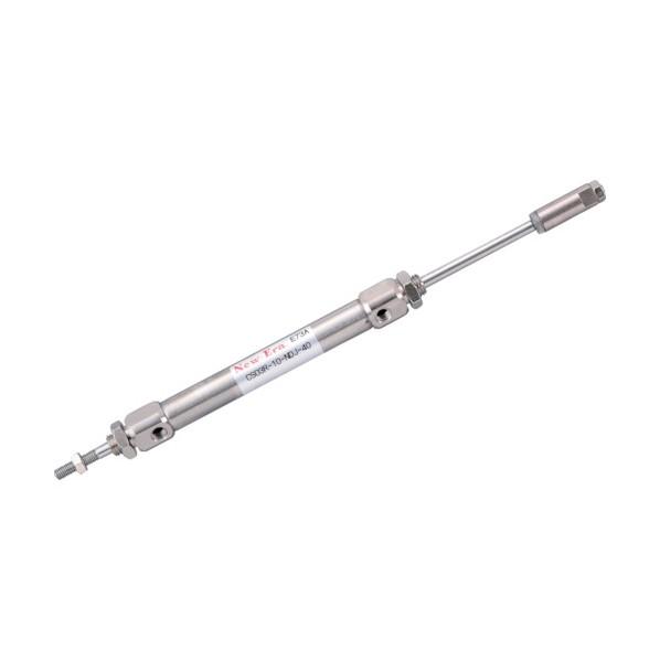 ニューエラー 押側ストローク調整機構付シリンダ マグネット付ストローク40mm CS03R-10-N...