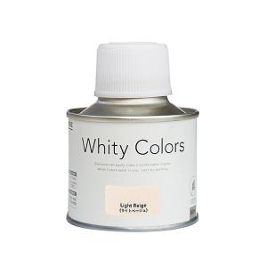 カインズ ホワイティーカラーズ 水性塗料 室内用 刷毛付き ライトベージュ 80ML