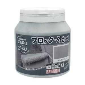 ニッペ ZAKUZAKU ザクザク 1kg モルタルグレー ザラザラ仕上げ 水性