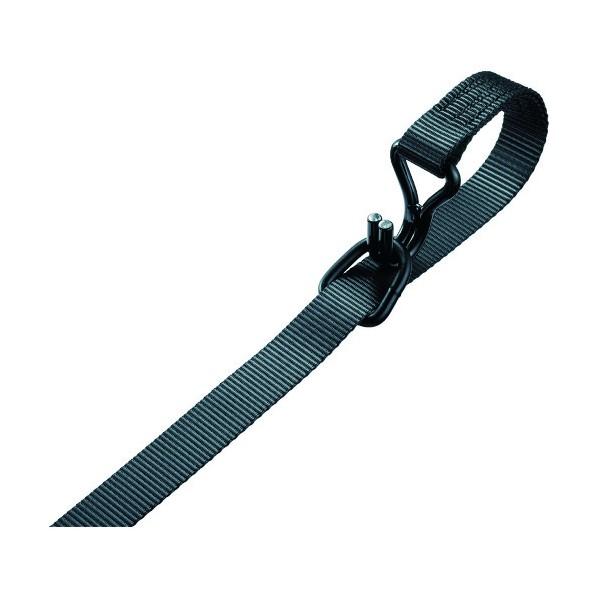 オーエッチ工業 ＯＨラッシングベルトデルタ＆フック ブラック 幅×高さ:25×1.8mm LBR10...