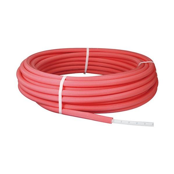 オンダ製作所 架橋ポリエチレン管 被覆イージーカポリパイプW ピンク 5mm被覆 16A 30m P...