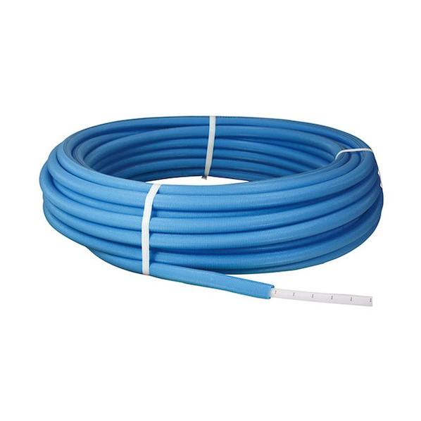 オンダ製作所 架橋ポリエチレン管 被覆イージーカポリパイプW ブルー 5mm被覆 20A 30m P...