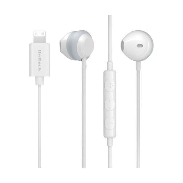 オウルテック iPhoneで手軽に音楽鑑賞 Lightning接続イヤホン OWL-EPLT02シリ...