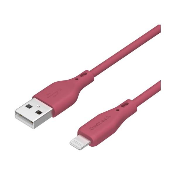 オウルテック シルキータッチでからまりにくいソフトシリコン素材のUSB Type-A to Ligh...