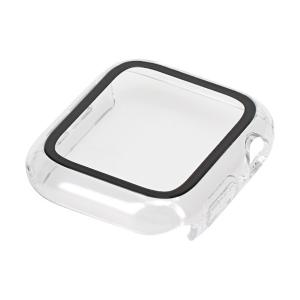 オウルテック Apple Watch Series用 ガラスフィルム一体型 保護ケース 40mm OWL-AWBCV0540-CLの商品画像