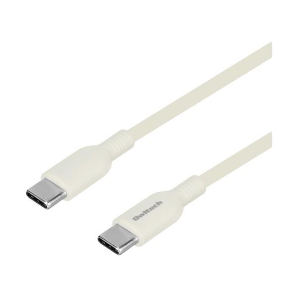オウルテック やわらかくて丈夫 耐屈曲1．5万回以上 PD60W充電/データ転送 USB Type-...