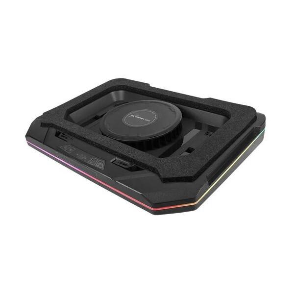 オウルテック タッチパネル搭載 ゲーミングノートPCクーラー 最大3500rpm ターボファン搭載 ...