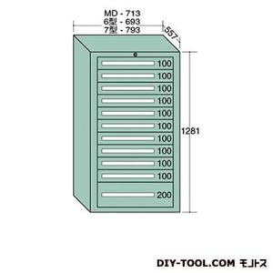 大阪製罐 スタンダードキャビネット 幅×奥行×高さ:693×557×1281mm 6-1217｜diy-tool