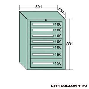 大阪製罐 ライトキャビネット 幅×奥行×高さ:591×557×881mm 5-808｜diy-tool