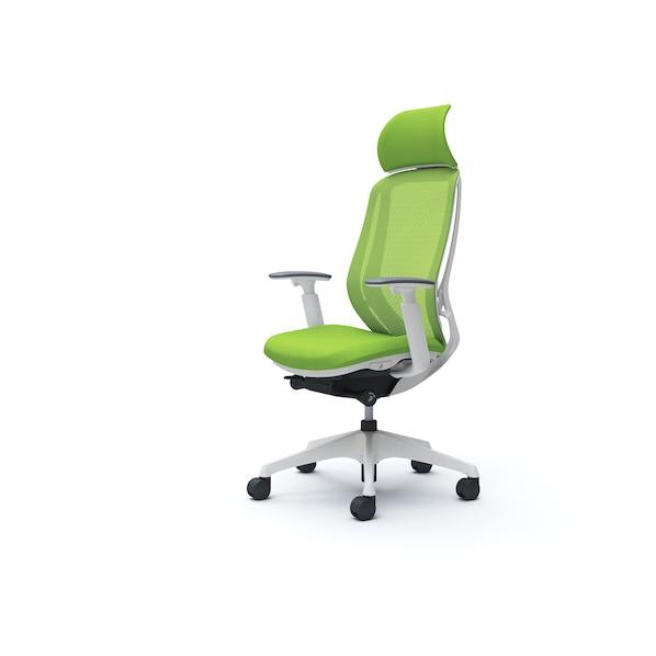 オカムラ シルフィー可動肘 背メッシュEXハイ ホワイトボディ ハンガー無 ランバー無 樹脂脚 ライ...