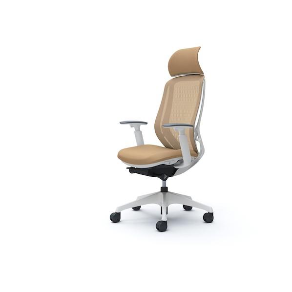 オカムラ シルフィー可動肘 背メッシュEXハイ ホワイトボディ ハンガー無 ランバー無 樹脂脚 ベー...