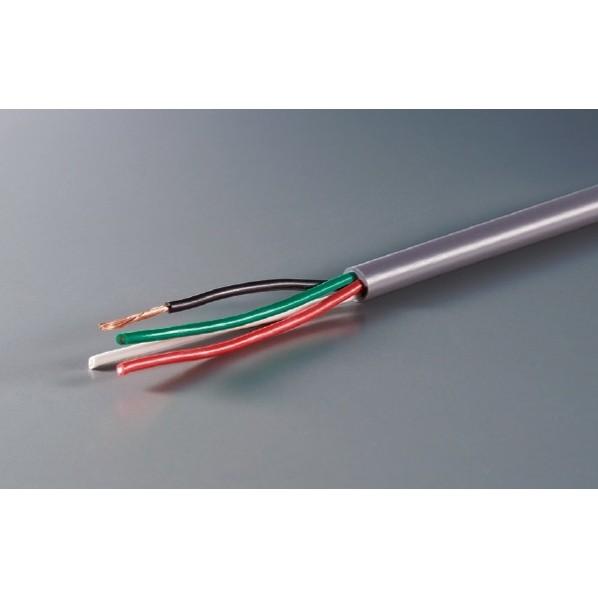 オーナンバ ビニルキャブタイヤ丸形コード VCTF 4芯X0.75SQ 50m 灰 VCTF 50m