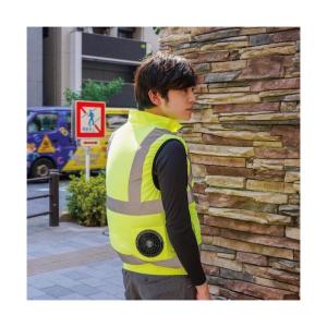 岡潮 空調付き安全ベスト(ウェアのみ) 302...の詳細画像3