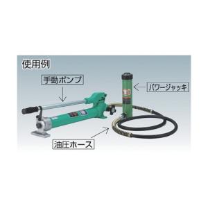 大阪ジャッキ製作所 手動油圧ポンプ 173 x...の詳細画像1