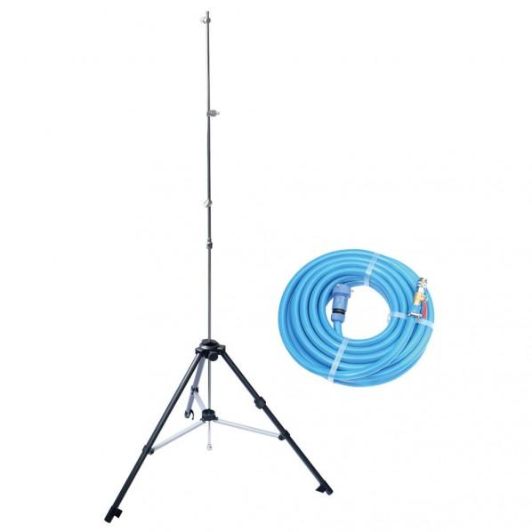 オーミヤ 2WAYミストスタンド シルバー/ブラック S330 1台