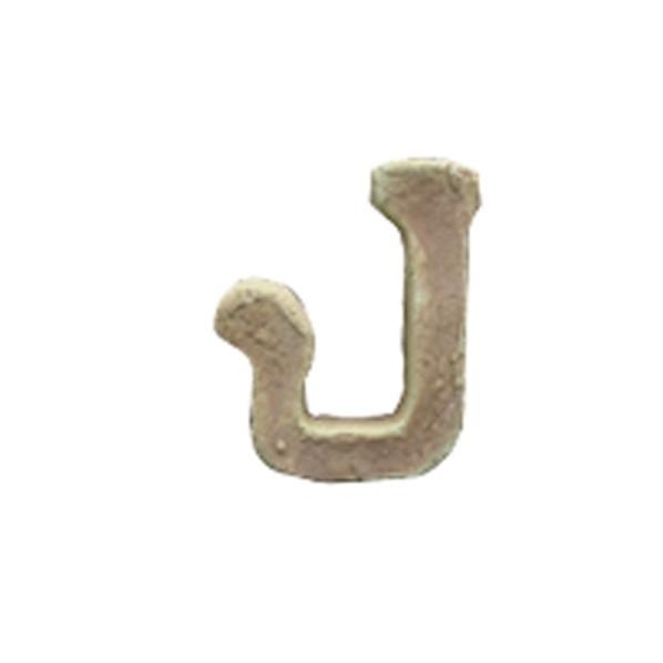 オンリーワンクラブ ブリックスネーム ソリッドスタイルS 1文字 J ホワイトブラウン EG1-BN...