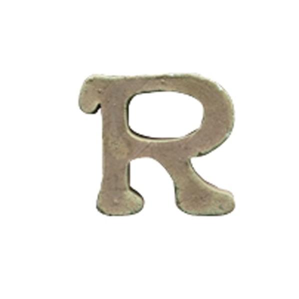 オンリーワンクラブ ブリックスネーム ソリッドスタイルS 1文字 R ホワイトブラウン EG1-BN...