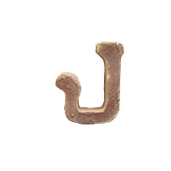 オンリーワンクラブ ブリックスネーム ソリッドスタイルS 1文字 レッドブラウン J EG1-BNS...