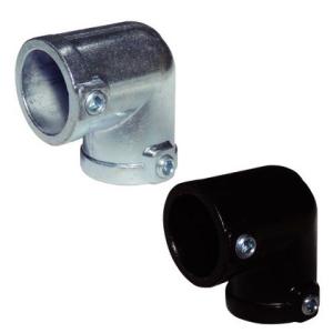 大里|ohsato パイプクランパー L型 ユニクロめっき Φ25.4パイプ用 ID-600