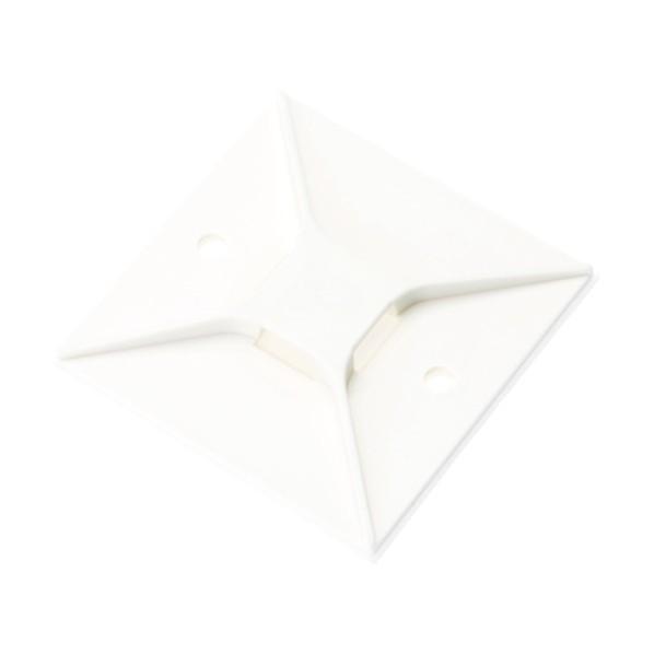 パンドウイット マウントベースゴム系粘着テープ付き白（５０個入） 246.38 x 208.28 x...