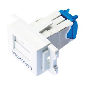 パンドウイット カテゴリ6AJISプレート用ジャックキット白 160 x 88 x 15 mm JAOSSP6ATGMW