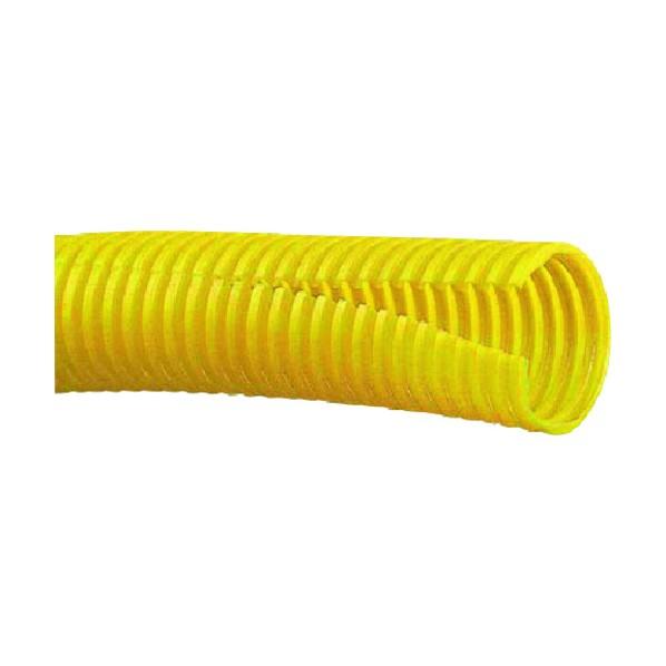 パンドウイット コルゲートチューブ ポリエチレン スリット付き黄 内径13.0mm 30.48m C...